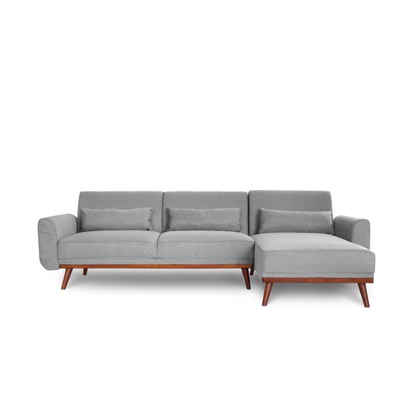 Ciemnoszary wielofunkcyjny narożnik rozkładany Debut Vera