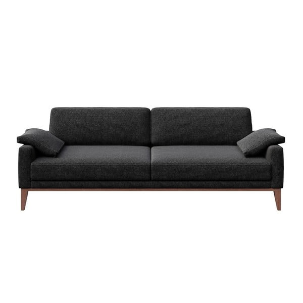 Antracytowa sofa MESONICA Musso, 211 cm