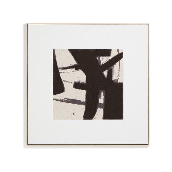 Ręcznie malowany obraz z ramą w zestawie/na płótnie 100x100 cm Arilan – Kave Home-image-4