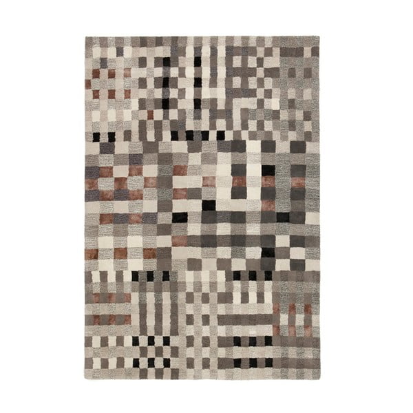 Wełniany dywan Jason Grey, 170x240 cm