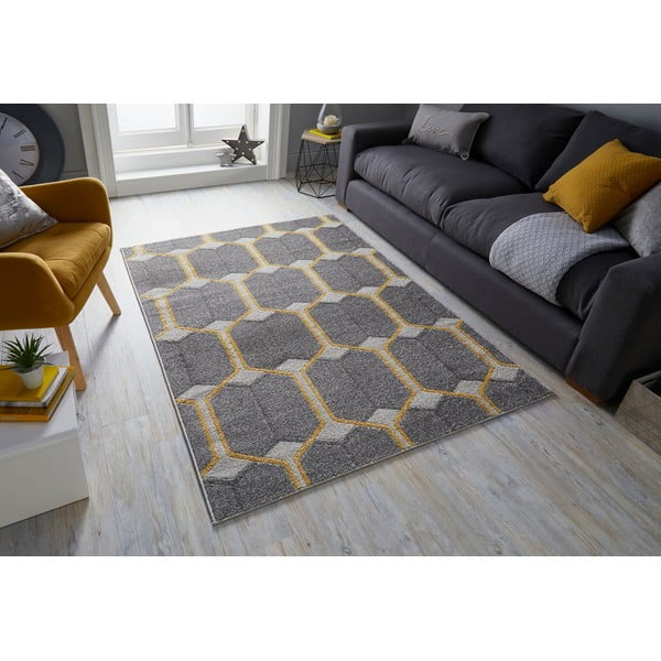 Szary dywan Flair Rugs Urban Trellis, 200x275 cm-image-4