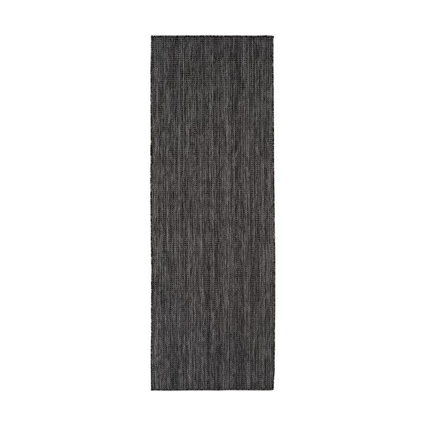 Czarny chodnik odpowiedni na zewnątrz 80x250 cm Mira 1450 – Ayyildiz Carpets
