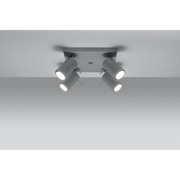 Szara lampa sufitowa Sollux Etna Quatre-image-1