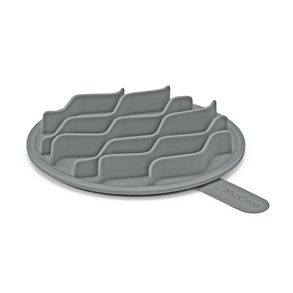 Silikonowa wkładka do miski dla psów spowalniająca jedzenie ø 15 cm Lento Slate S/M – MiaCara