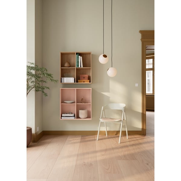 Różowy regał wiszący 70x70x27 cm Mistral – Hammel Furniture-image-3