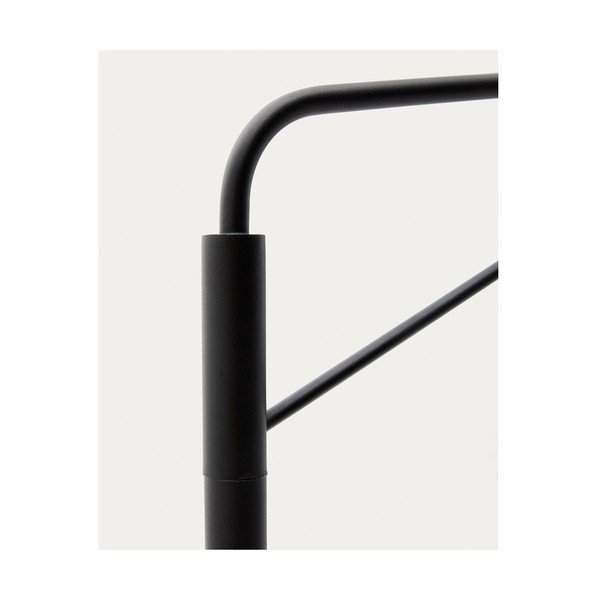 Biało-czarna lampa stojąca ze szklanym kloszem (wysokość 164 cm) Eilo – Kave Home-image-4