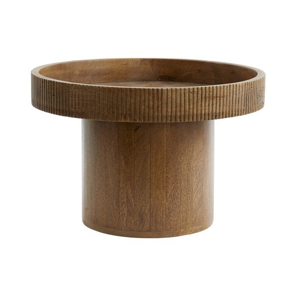 Okrągły stolik z litego drewna mango ø 50 cm Kalomo – Light & Living