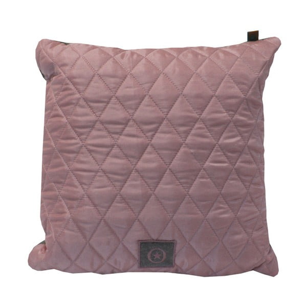 Różowa poduszka Overseas Taft, 45x45 cm