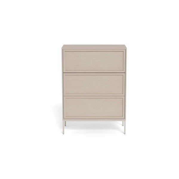 Szara komoda z melaminy 80x110x40 cm Palmdale – Actona-image-2