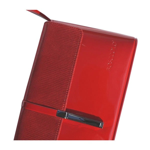 Skórzana kopertówka Boscollo Red 2502-image-2