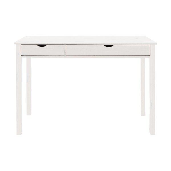 Białe biurko z drewna sosnowego Støraa Gava, dł. 100 cm-image-2