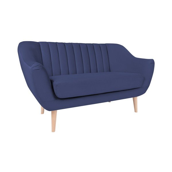 Niebieska sofa 2-osobowa Micadoni Home Vincente-image-4