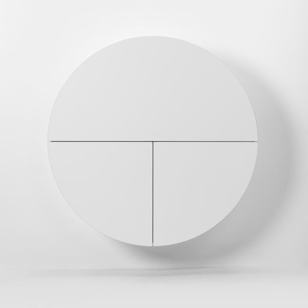 Białe wielofunkcyjne biurko wiszące EMKO Pill-image-4