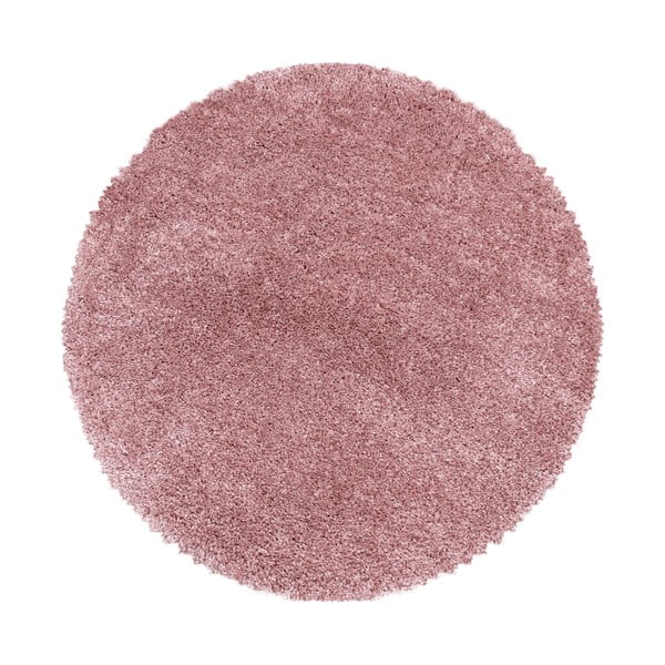 Różowy okrągły dywan ø 120 cm Fluffy – Ayyildiz Carpets