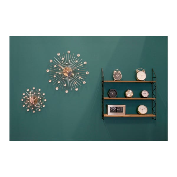 Budzik w kolorze srebra Karlsson Mr. White-image-2