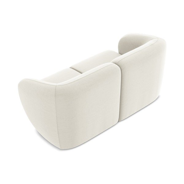 Beżowa aksamitna sofa 174 cm Lani – Makamii-image-3
