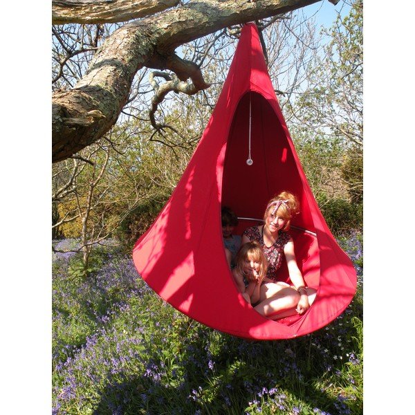Czerwony 1-osobowy namiot wiszący Cacoon Single-image-1