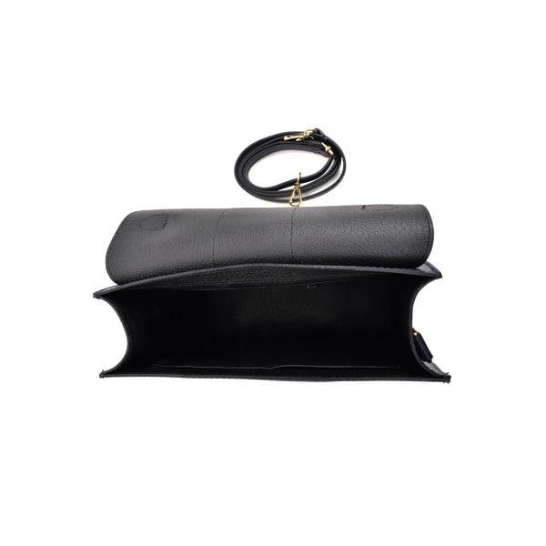 Ciemnoniebieska skórzana torebka Isabella Rhea, 22 x 27 cm-image-3