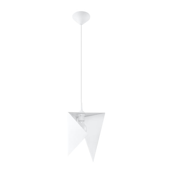 Biała lampa wisząca Nice Lamps Trigono