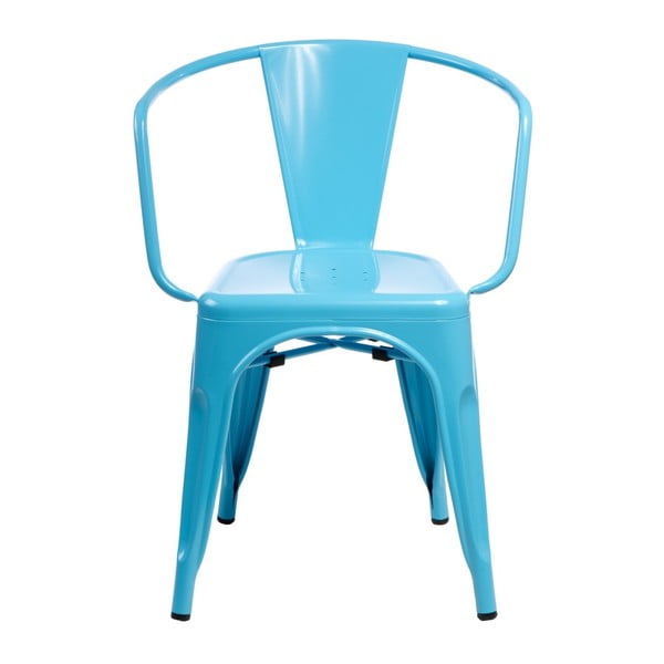 Niebieskie krzesło D2 Paris Arms