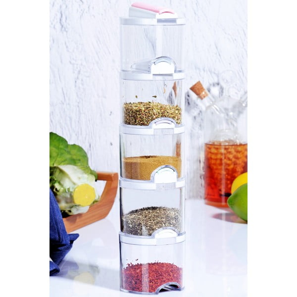 Zestaw pojemników na przyprawy 5 szt. – Hermia-image-2