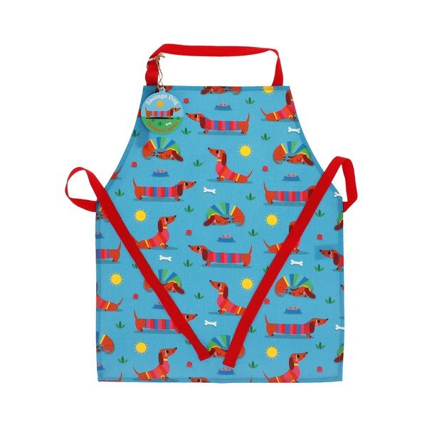 Bawełniany fartuszek dziecięcy Sunny Sausage Dog – Rex London-image-3