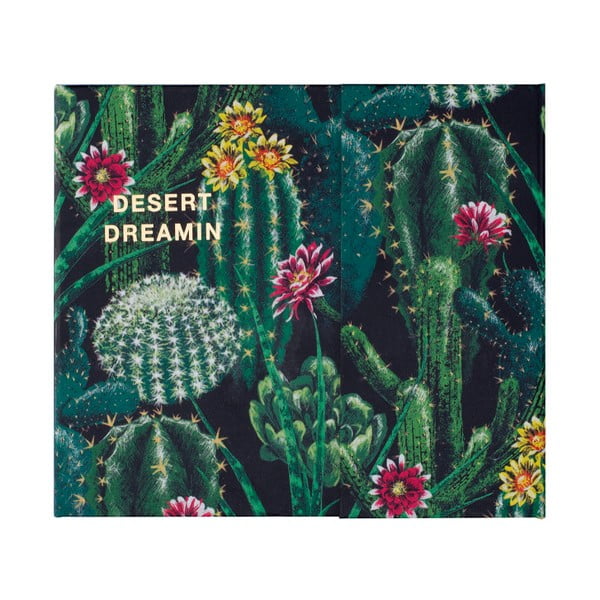 Kalendarz tygodniowy z karteczkami samoprzylepnymi i przegródką Tri-Coastal Design Cacti