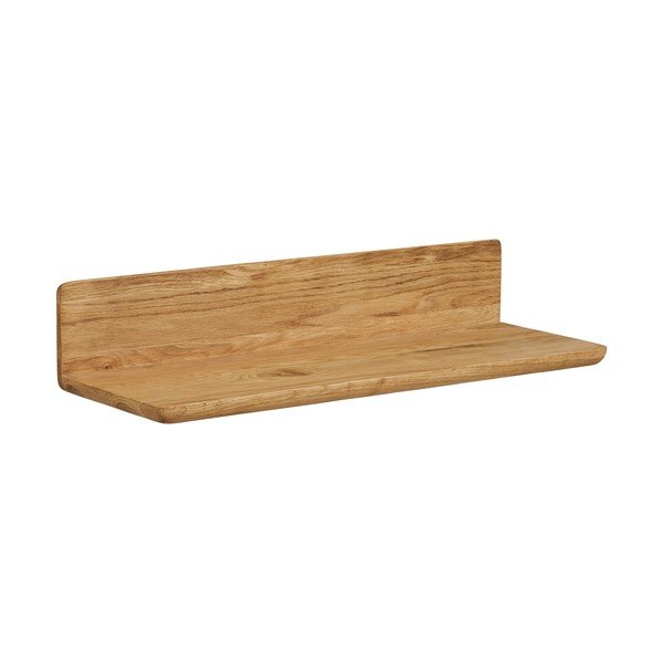 Półka z litego drewna dębowego w jasnym naturalnym kolorze 60 cm Salina – House Nordic