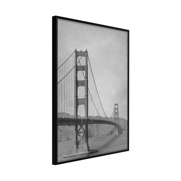 Plakat w ramie Artgeist Bridge in San Francisco II, 40x60 cm