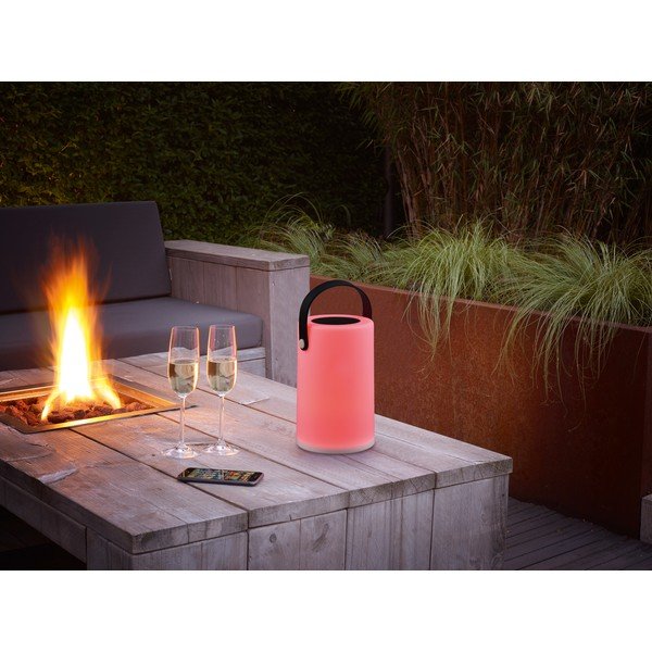 Solarna lampa zewnętrzna LED (wysokość 21 cm) Garcia – Trio-image-1