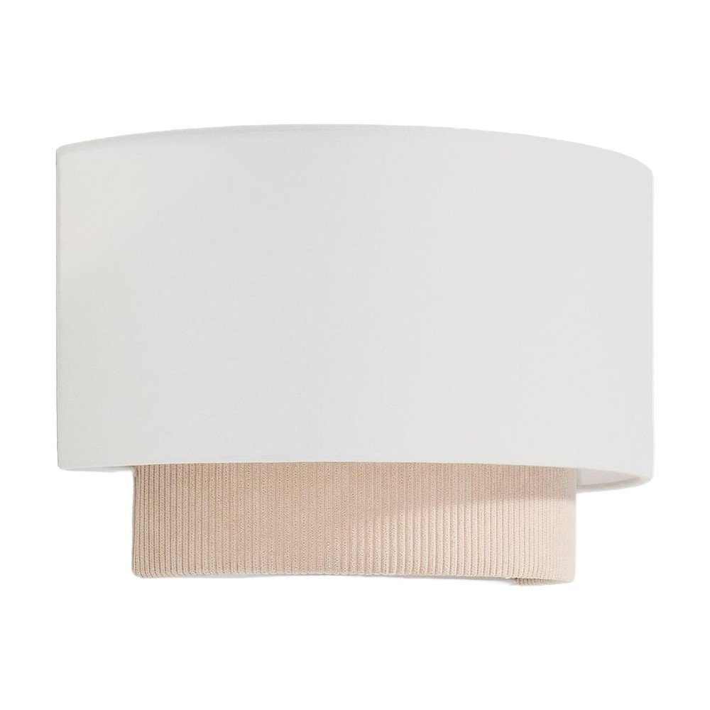 Beżowa lampa dziecięca z tekstylnym kloszem Bianella – Kave Home