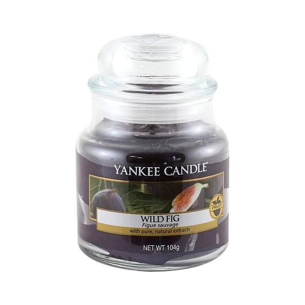 Świeca zapachowa Yankee Candle Dzika Figa, czas palenia 25–40 godzin