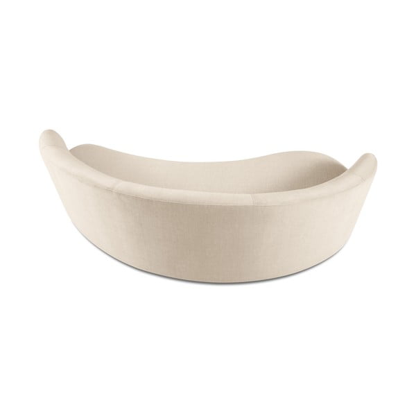 Beżowa aksamitna asymetryczna sofa Mazzini Sofas Debbie, lewostronna-image-3