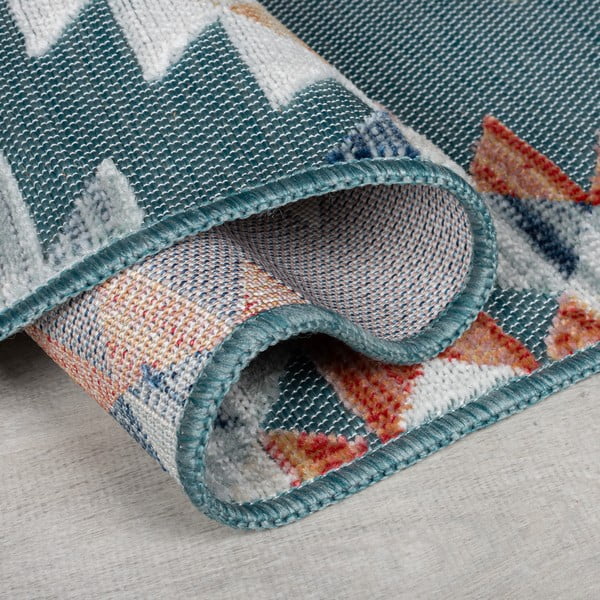 Niebieski dywan odpowiedni na zewnątrz 160x230 cm Avery Blue – Flair Rugs-image-2