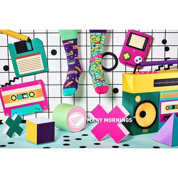 Skarpetki Many Mornings Back to the 90s, rozm. 39–42-image-1