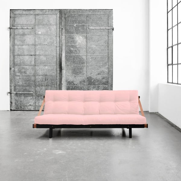 Wielofunkcyjna sofa Karup Jump Black/Pink Peonie