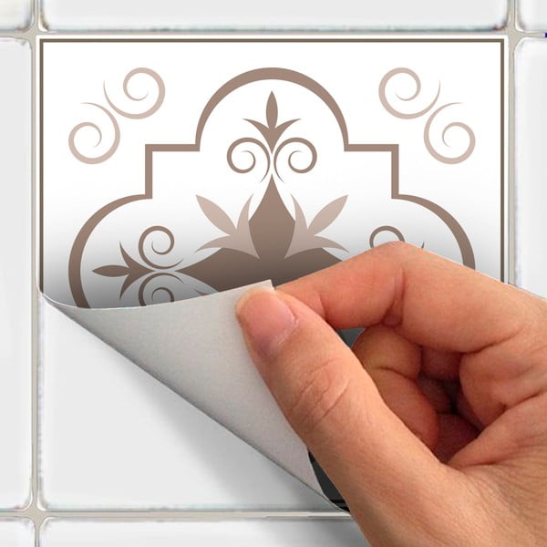 Zestaw 15 naklejek ściennych Ambiance Ezeiza, 10x10 cm-image-4