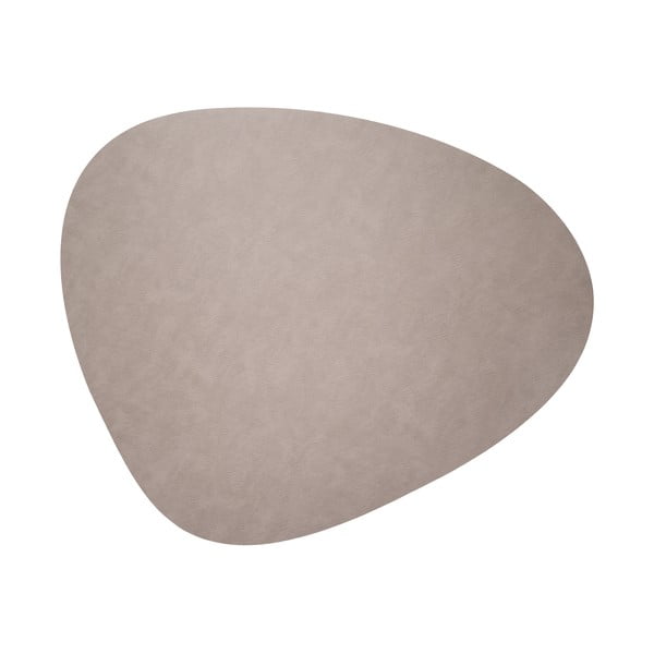 Szarobeżowa skóra na podłogę 115x135 cm Curve XXXL Bull – LIND DNA