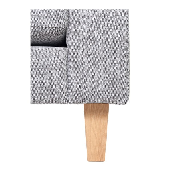 Szara sofa 2-osobowa Scandic Focus-image-2
