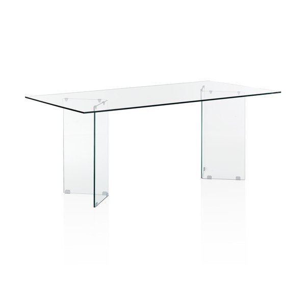 Szklany stół 90x180 cm Kaya – Tomasucci