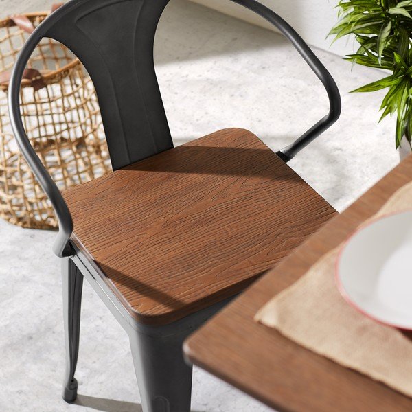 Zestaw 4 krzeseł ogrodowych La Forma Malibu-image-1