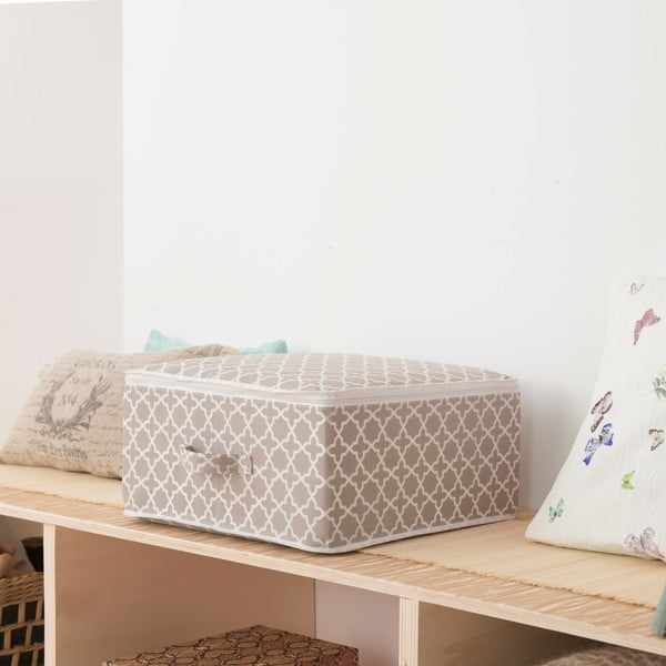 Beżowy organizer na suwak Compactor, dł. 46 cm-image-1