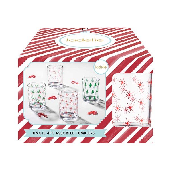 Szklanki zestaw 4 szt. 260 ml Jingle – Ladelle-image-1