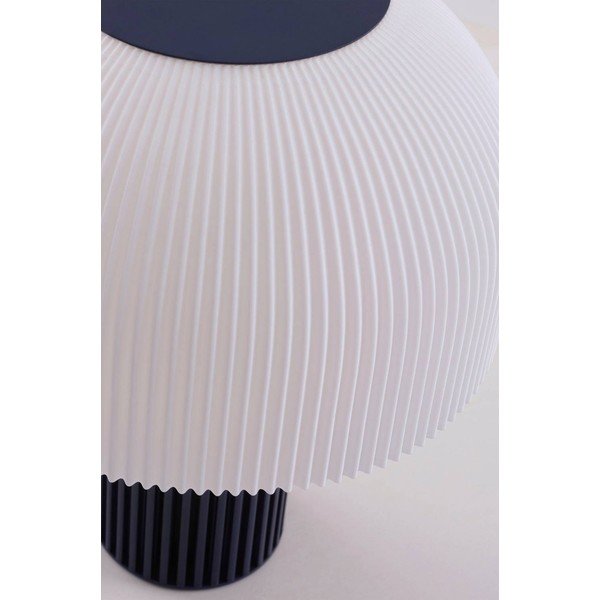 Biała/niebieska plastikowa lampa stołowa (wysokość 29 cm) Maya – Jotex-image-4