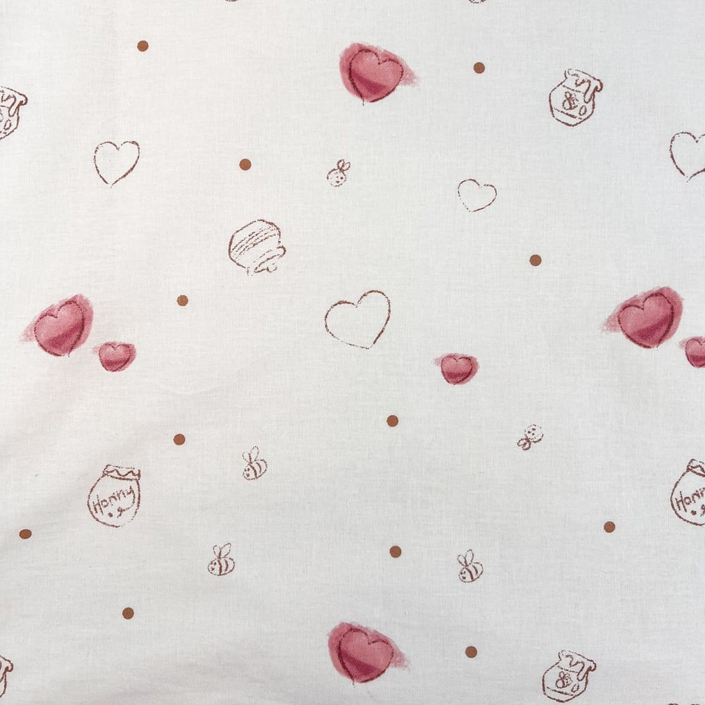 Biała bawełniana pościel dziecięca do łóżeczka 100x135 cm WTP "Birthday party" – Jerry Fabrics (zdjęcie 5)
