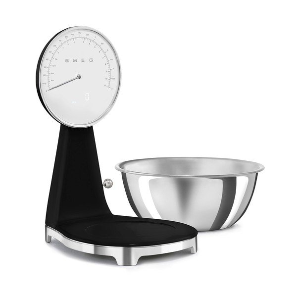 Czarna plastikowa cyfrowa waga kuchenna – SMEG-image-3