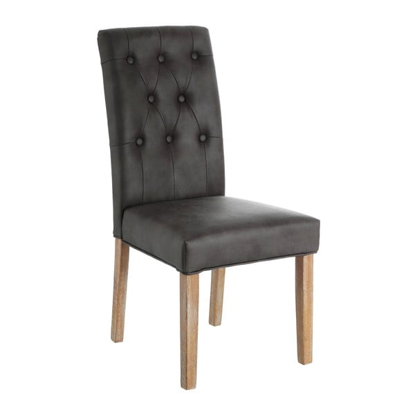 Czarne krzesło Ixia Vintage Albertine