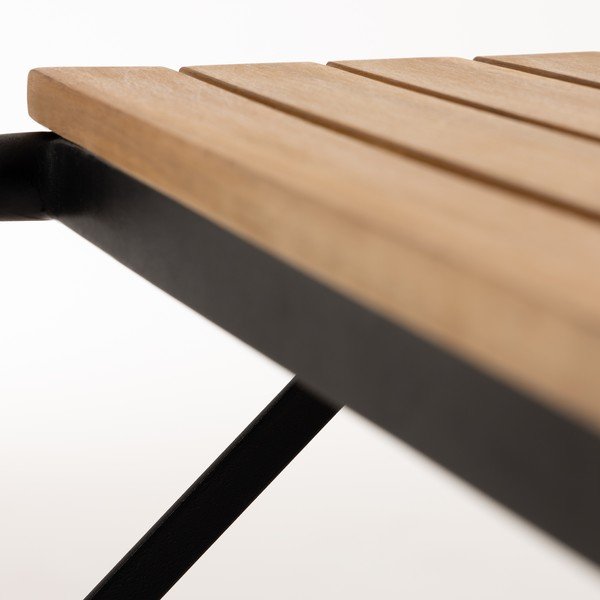 Stół ogrodowy z blatem z drewna akacji Kave Home Yukari, 165x90 cm-image-1