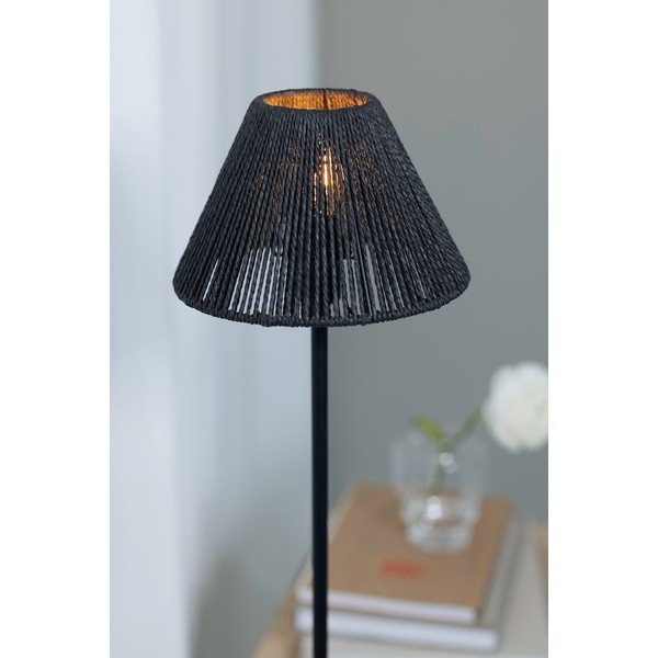 Czarna lampa stojąca Corda – Markslöjd-image-2