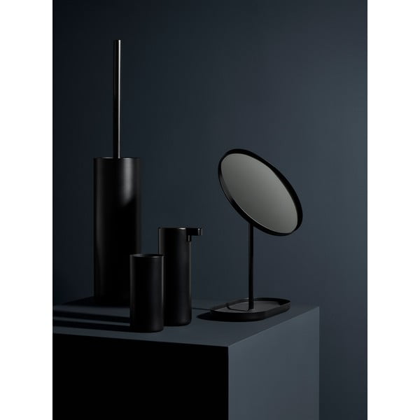 Czarny kubek na szczoteczki do zębów Blomus Modo-image-1